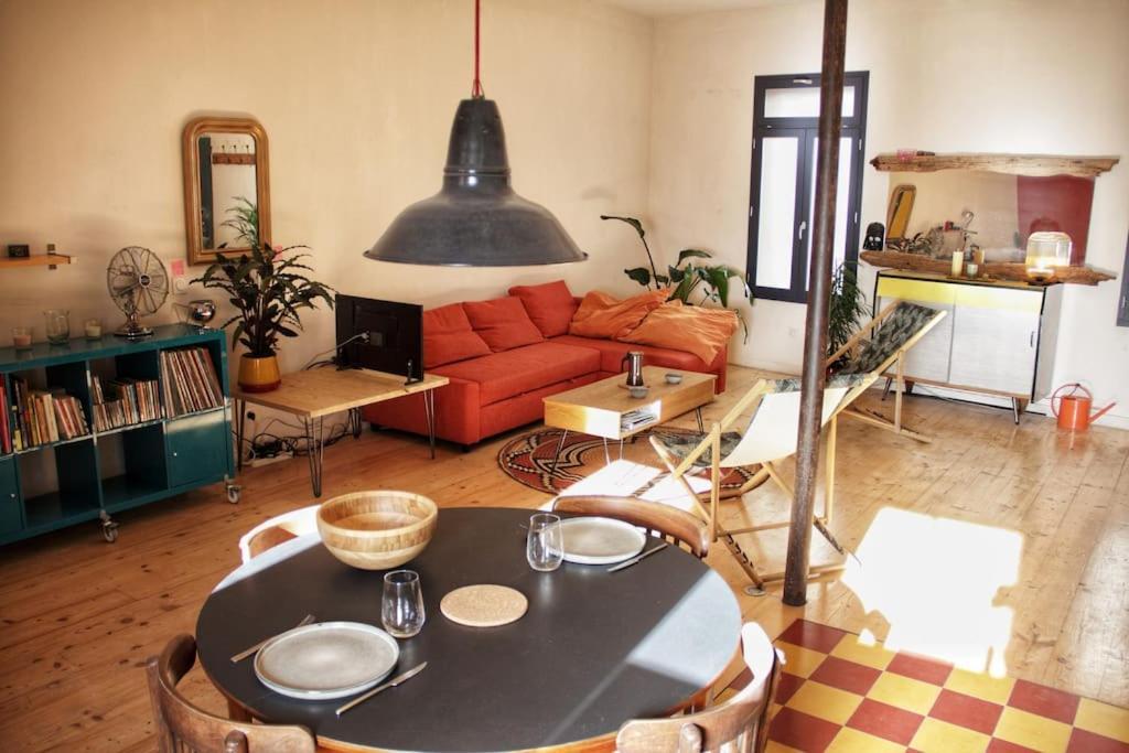 Ferienwohnung Artistic Loft, Downtown Montpellier, Wifi Exterior foto